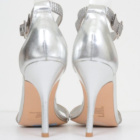 Blue by Betsey Johnson High Heel Sandal Formal Wedding Bridal Size 8 - Picture 5 of 7